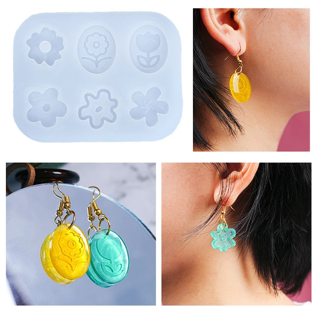 Silicone Molds Epoxy Resin Jewelry  Silicone Jewelry Casting Tools - 9 Pcs  Flower - Aliexpress