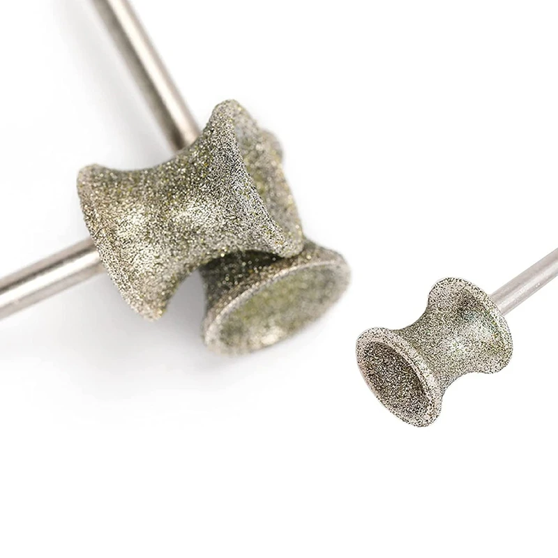 Diamond Dog Nail Grinder Bits 2 Pack for Rotary Tool Fits Dremel and Many Others