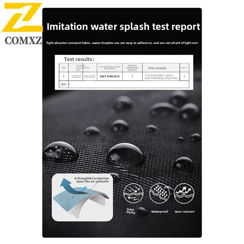 EIAO Men Softshell Work Pants Spring Summer Waterproof American Style Outdoor Camping Fishing Windproof Quick-Dry Casual Trouser