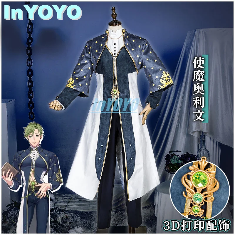 

InYOYO Olivine SR Cosplay Costume Game Nu: Carnival Fashion Handsome Uniform Suit Role Play Halloween Carnival Party Outfit S-XL