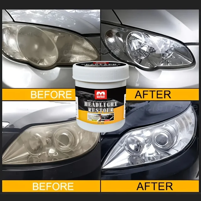 Car Headlight Restoration Polishing Headlamp Scratch Remover Repair Cleaning Paste Remove Oxidation Headlight Polish Liquid 3
