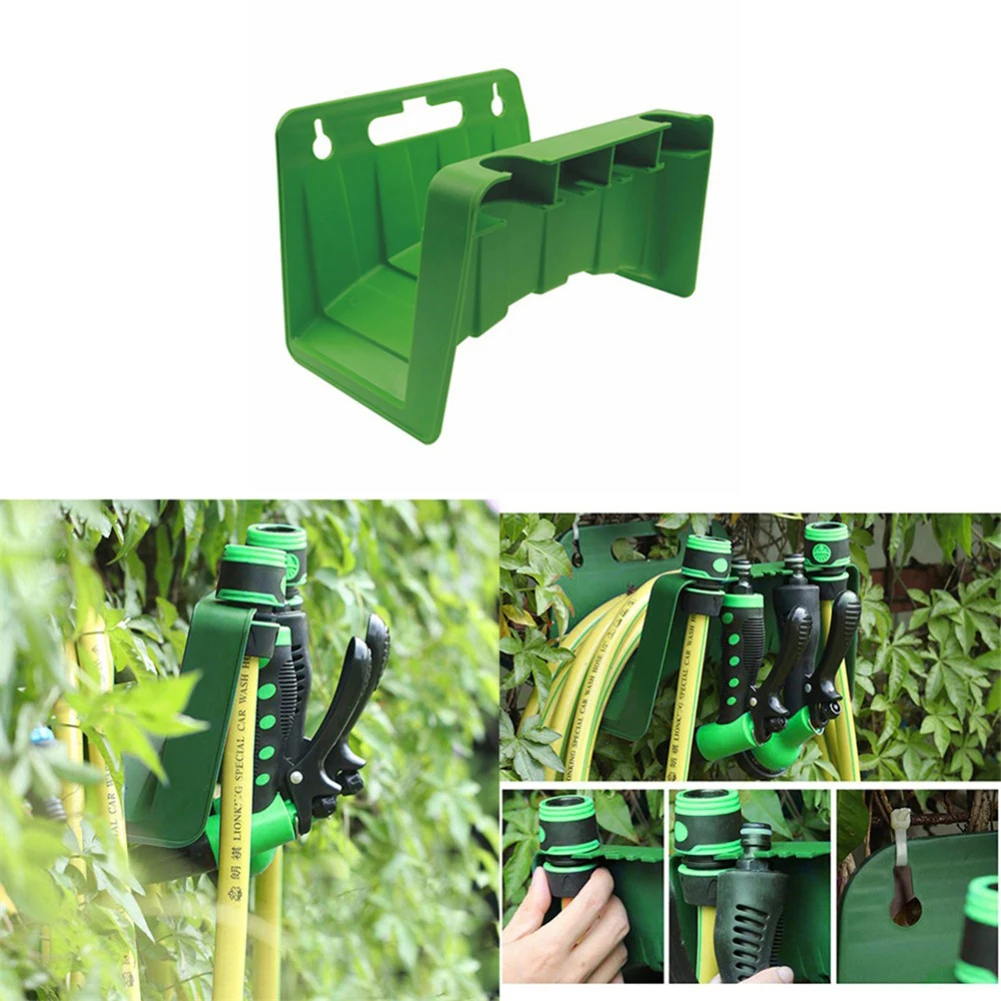 Water Pipe Rack Wall-mounted Tube Rack Garden Watering Irrigation Water Pipe Support Plastic Storage Holder