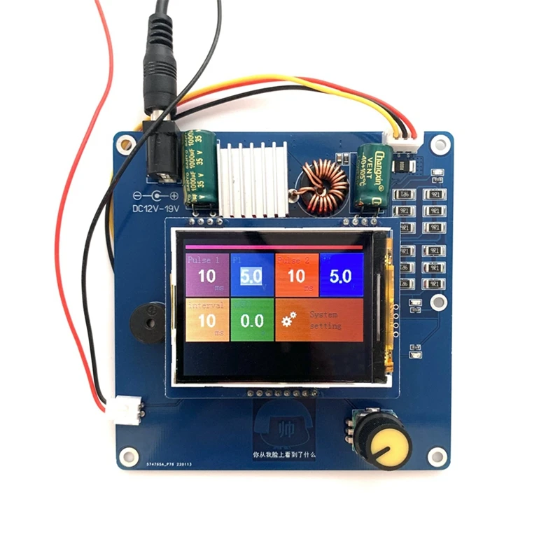 Scheda Controller per saldatrice a punti di capacità 12V 6A-10A scheda di controllo della scheda di controllo della saldatrice a punti digitale