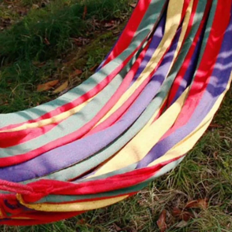 Outdoor camping hammock party camping swing leisure anti-rollover portable sleeping hanging bed travel supplies hanging lounger