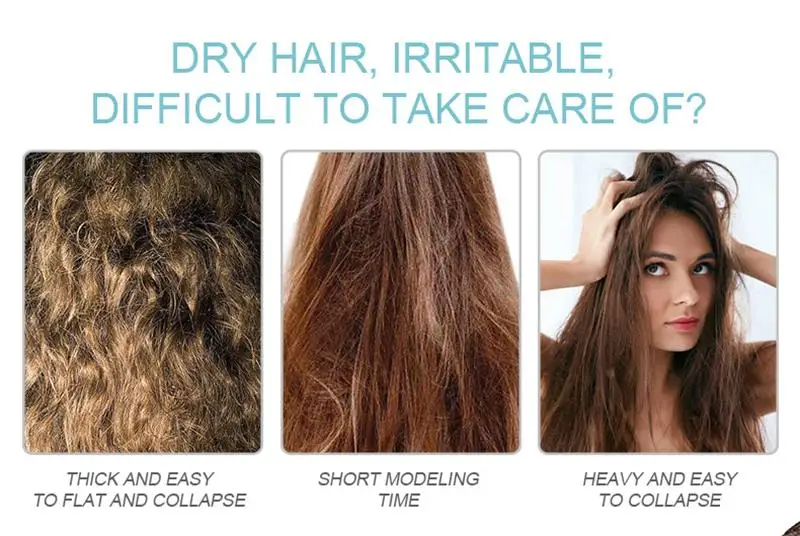 Description Picture 3 of itemCurly Elastin Moisturizing Styling Mousse Instant Volumizing Conditioner Defining Curly Style Repair Glossy Nourish Products