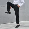 Fat Men Casual Pants Plus Size 34-50 Casual Trousers Black Long Pants Stretch Fabric Loose Baggy Pants Big Size for 70-150kg 5