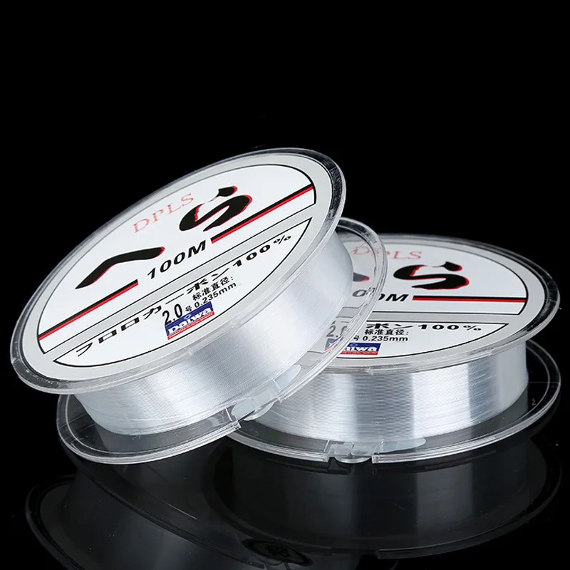 100M Superior Quality Fluorocarbon Fishing Line Clear 4-32LB Carbon Fiber Leader Line 3