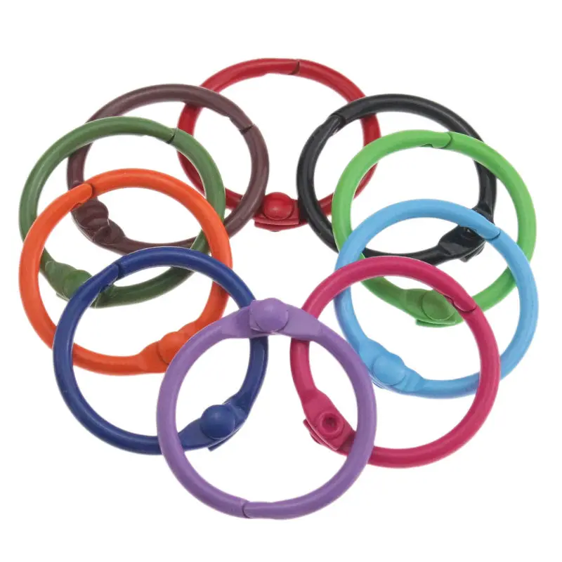 

5-25Pcs Round Keychain O Spring Lobster Clasp Openable Metal Buckle Key Ring Clip For Making Jewelry Connector DIY Accessories