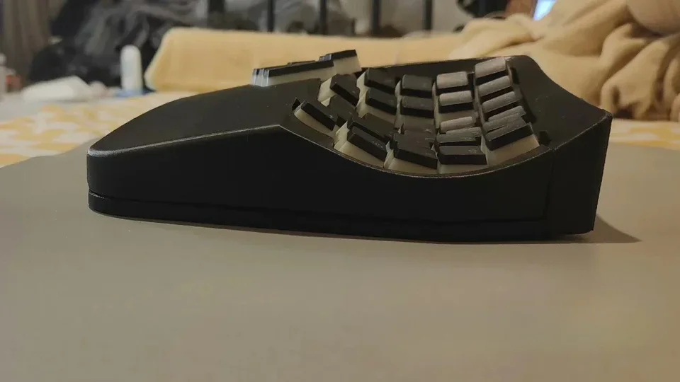 Kinesis 분할 키보드 액세서리, 사용자 정의 3D 인쇄 쉘 바이알 키 Change10-layer 레이아웃 FDM 2.4g 무선 핫스왑 키보드