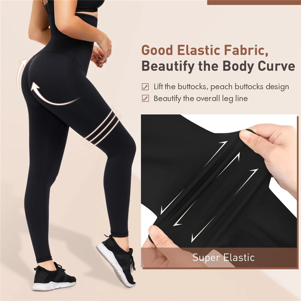 Women Fajas Leggings Waist Trainer Leggings High Waisted Tummy Control  Slimming Pants Weight Loss Body Shaper Workout Fittness - AliExpress