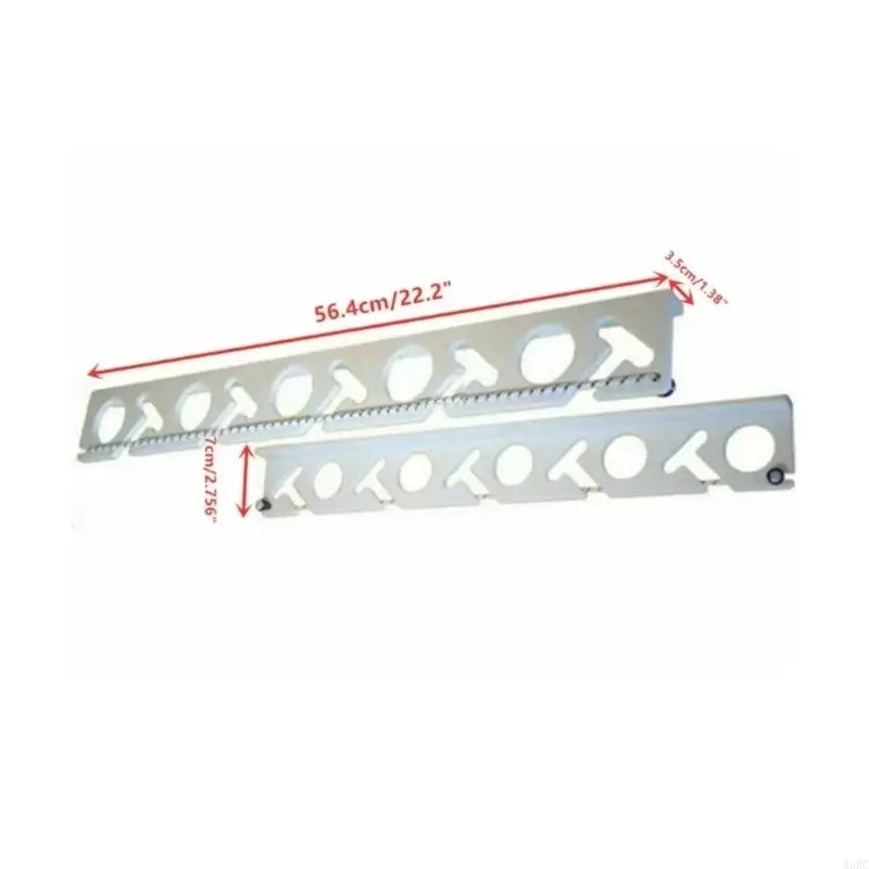 3pcs Horizontals 10-Rod Fishings Rod Holder Wall Mounted Fishings Poles Rack for Garage,Wall, Ceiling Rod Stand Easily Install
