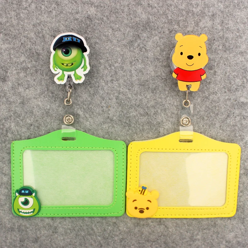 

Disney Creative Mike Winnie Retractable Badge Reel Nurse & Doctor Card Holder Office & Hospital Boy & Girl Name Card