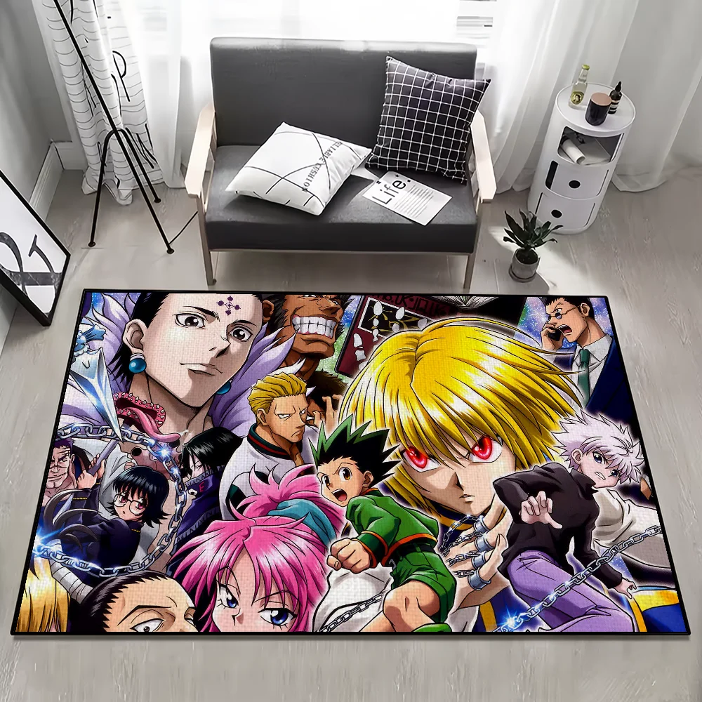 Cool HUNTER X HUNTER Anime Door Mat Welcome Entrance Balcony Bathroom Floor Non-slip Rug Bedroom Carpet Home Decoration 2