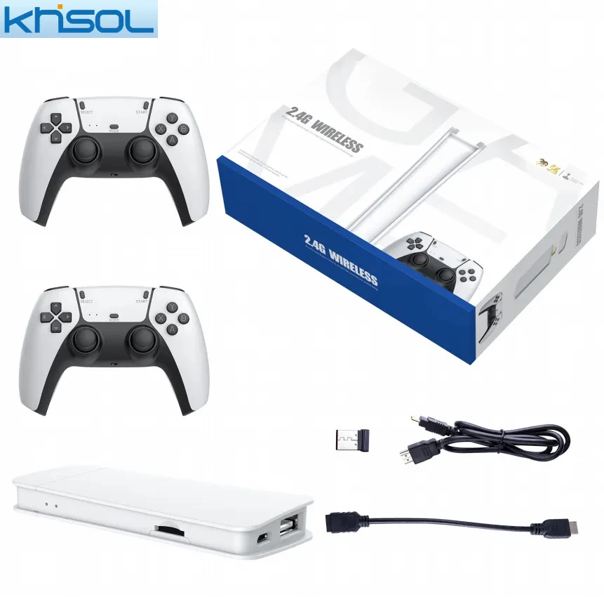 M15 Wireless 2.4G Hd Arcade Ps1 Mini Console U Bao Retro P5 Controller Console 20000 + 30000 + Giochi 2023 Nuovo