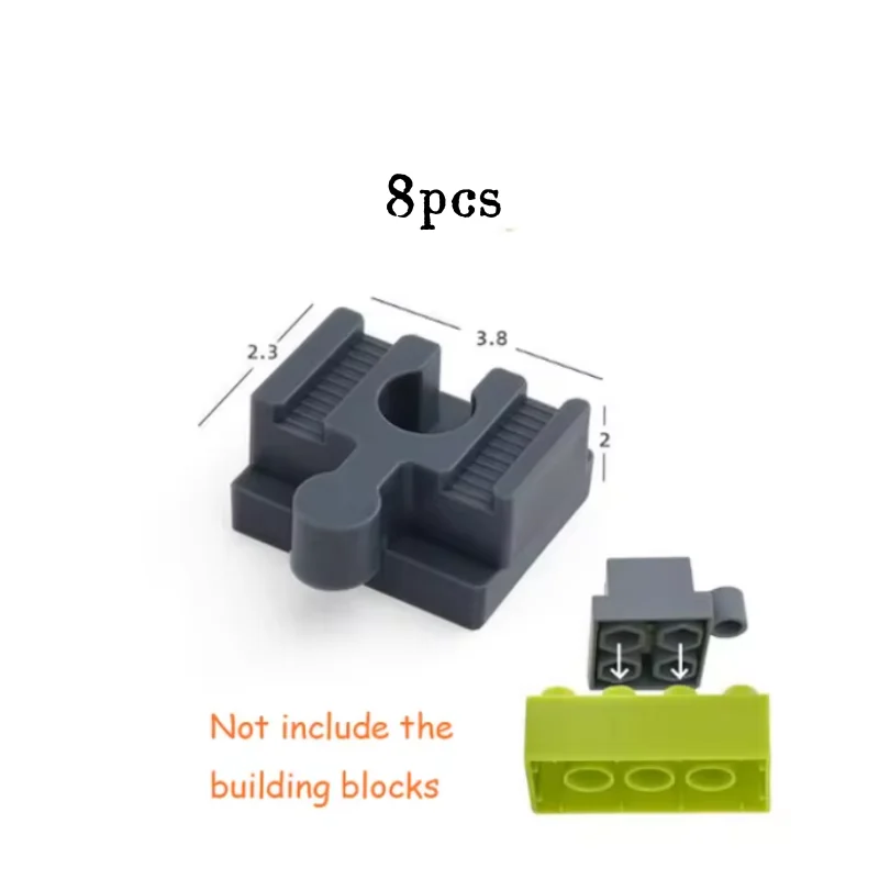 28 Pièces Adaptateurs Pour Trains En Bois, Connecteurs De
