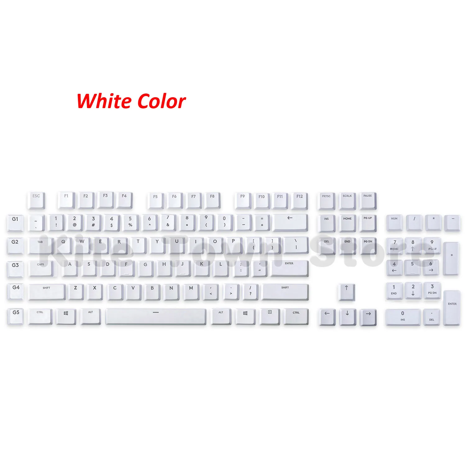Faça Você Mesmo Keycaps 109 Peças Mais Peças Tampões Chaves para Logitech G813 G913 G815 G915 Teclado sem Fio Rgb Tkl Eua Reino Unido Versão Cor - Imagem 5