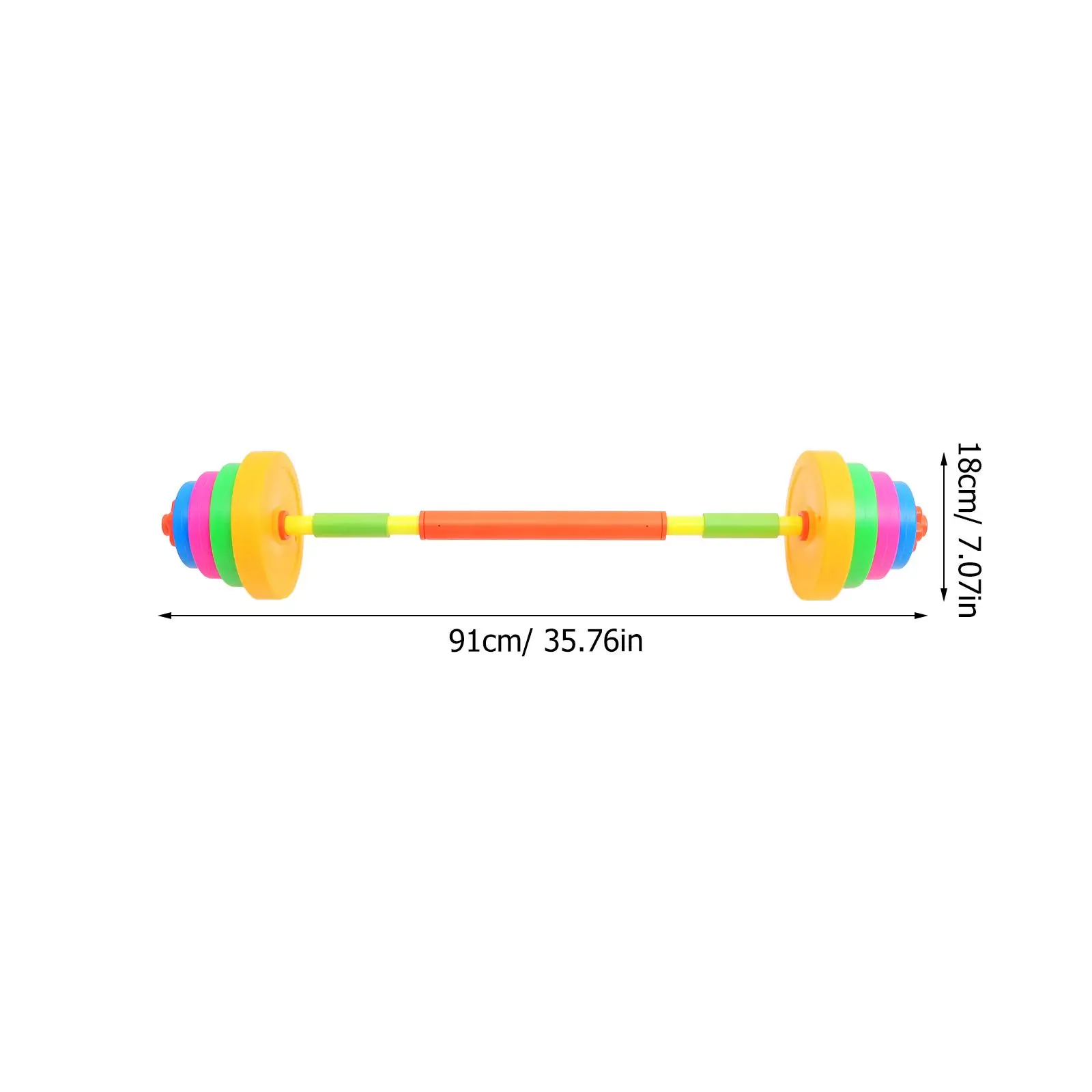 Adjustable Dumbbells Toys Plastic Dumbbells Kids Weights Water Sand Fillable Portable Fitness Equipment Exercise Tool