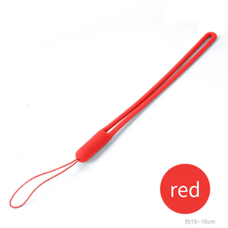 Silicone Charm Wrist Strap Lanyard for Phones, Cameras, and Keys