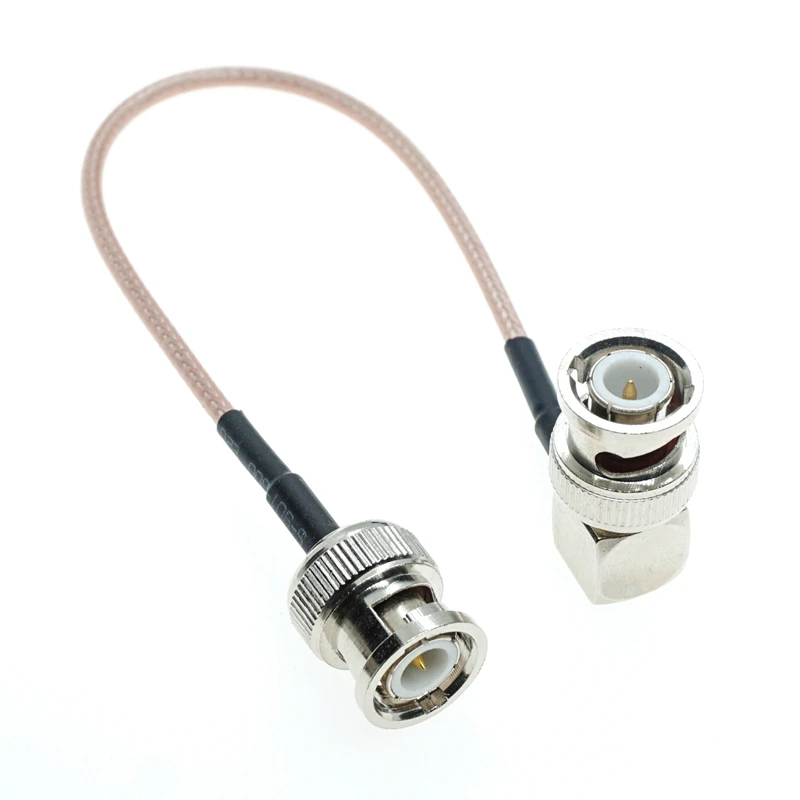 

BNC Right-Angle Male to BNC Male 50-Ohm RG316 Coax Low Loss RF Cable