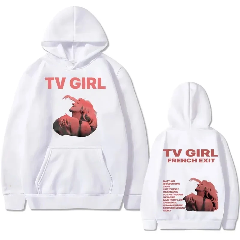 TV Girl Print Hoodies Men Women Casual Fashion Streetwear Oversized Sweatshirts Hoodie Hip Hop Pullovers Tracksuits Man Clothing