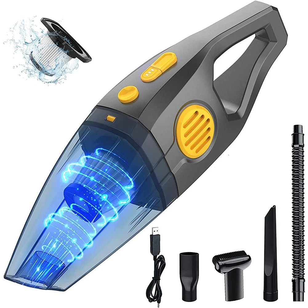 휴대용 무선 핸드헬드 진공 청소기, 150W 고출력, 8000PA 강력한 흡입, 2 가지 모드, 가정, 자동차, 사무실에 적합