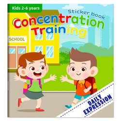 Children's Reusable Cartoon Sticker Book: Fun and Educational Gift (Daily Expression)
