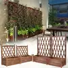 Planter Box Stand Lattice Garden Grow Climbing Flower Hanging Pot Outdoor 2