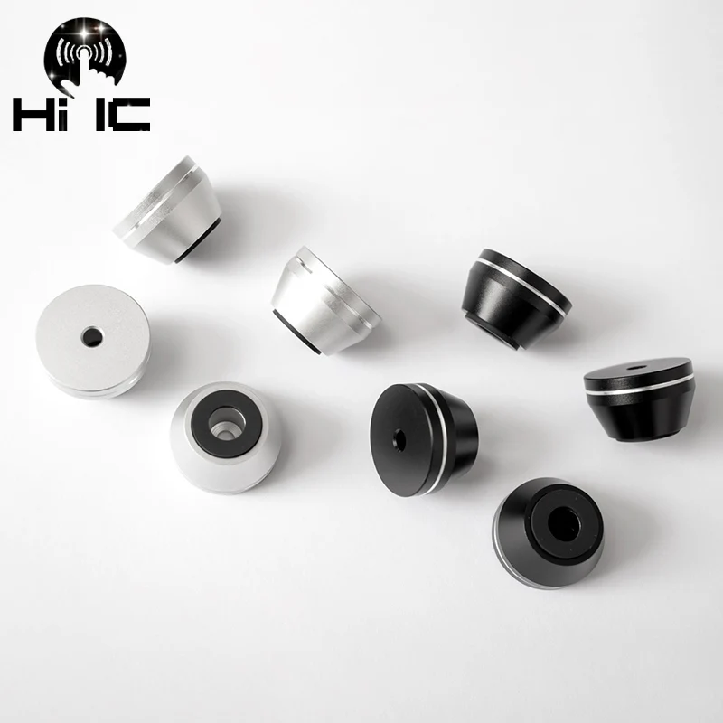 Anti-choque Shock Absorber Decodificador Cnc Hifi Spikes Audio Speaker Chassis Case Foot Pad Prego Isolamento Liga de Alumínio Pcs