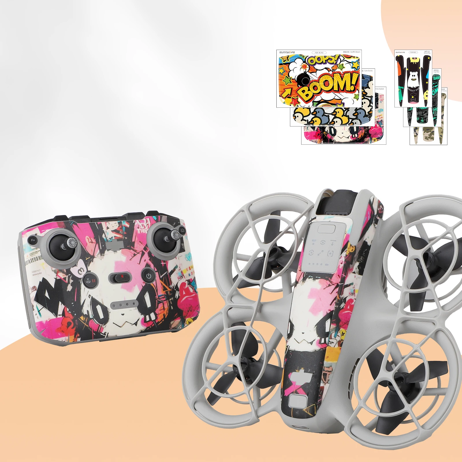 DJI NEO DJI RC N3 Sticker Combo PVC Protective Film Anti-scratch Skin Cover drone accessories