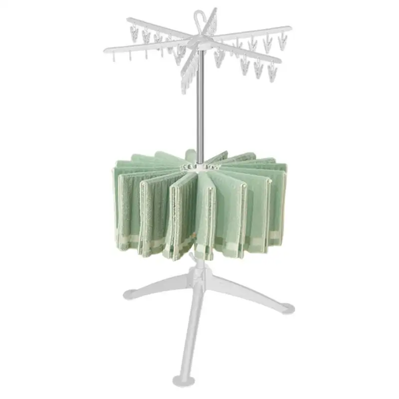 

Tripod Clothes Drying Rack Foldable Clothes Drying Rack Portable Clothesline Space Saver Clothes Dryer For Socks Towels rack