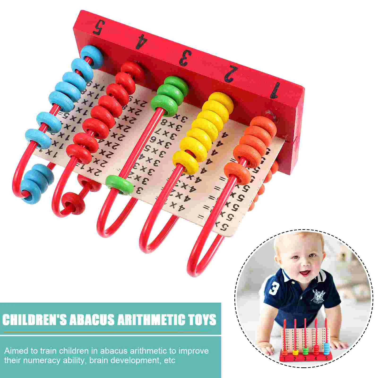 Wooden Abacus Children Calculation Toy Kids Math Beads Educational Arithmetic Toy Learning Education Math Toys