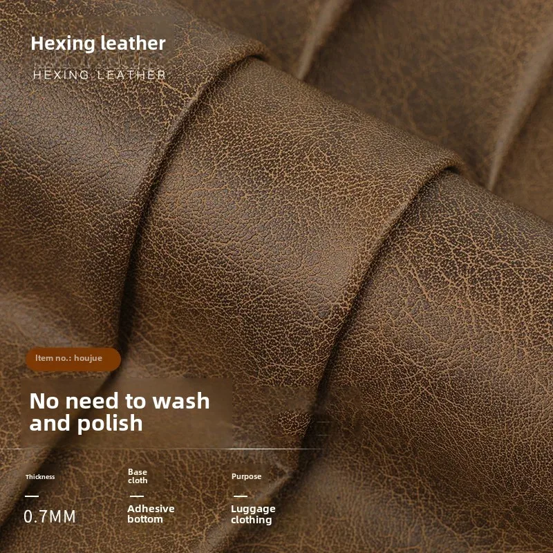 Full Cotton Bottom Artificial Leather PU Leather Home Bag Clothing Belt Jacket Home Packaging Fabric