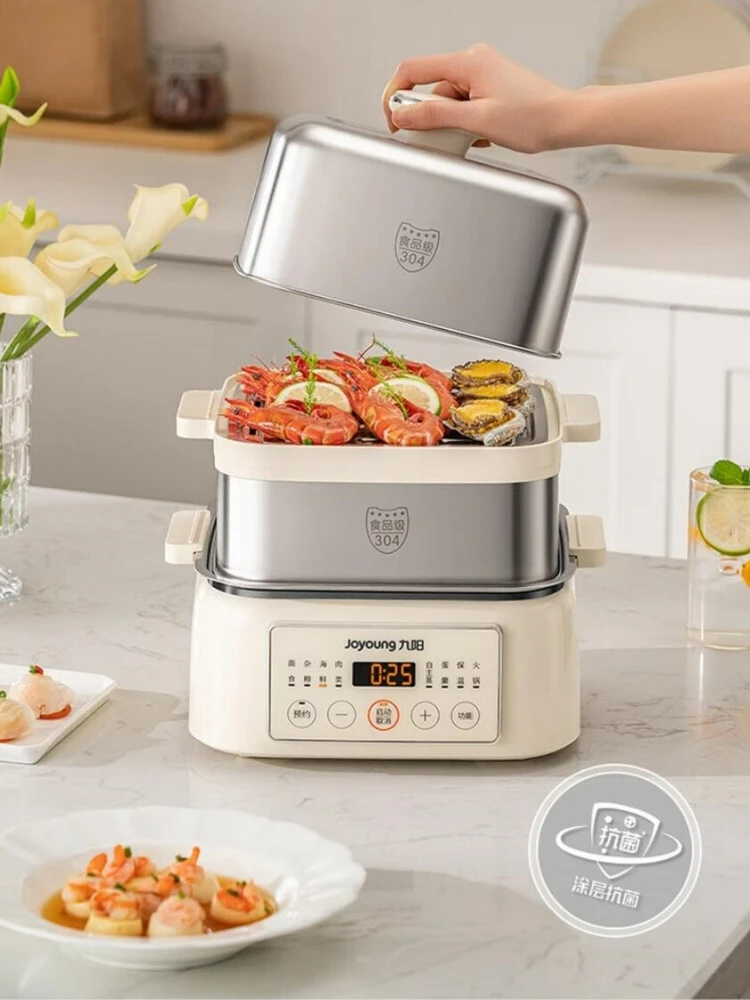 Joyoung 220V Electric Steamer 10L Electric Cooker 1000W Electric Cooker Multi-purpose Cooker 24 Hours Reservation Steamer 2