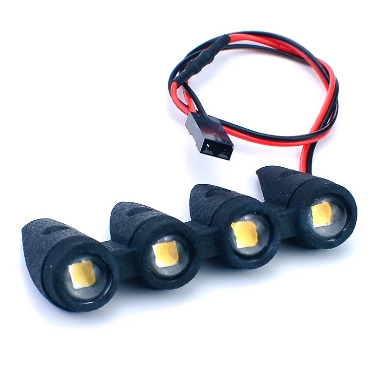 Kit d'éclairage LED installé sur une voiture RC MJX 14303 1/14, éclairage puissant
