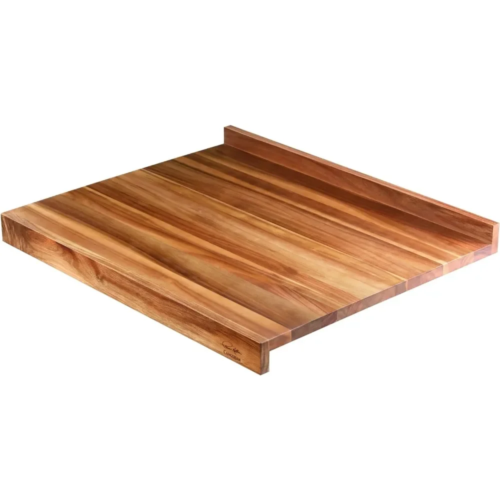 

Деревянная кухонная разделочная доска, деревянная разминающая доска 24x30x1027082 дюйма из акации, кухонные принадлежности для дома, искусственное измельчение
