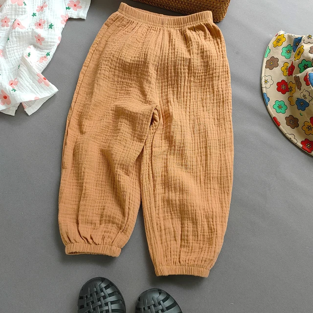 Pantaloni Harem Per Bambini 3-10 Anni - Confezione Da 3 In Cotone Comodo Estate