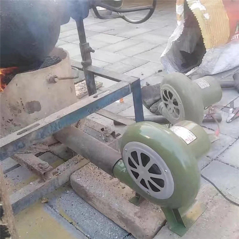 Electric Blower Fan BBQ Fan 100v 220v Suitable for Barbecue Mini Blacksmith Forges Blower with Speed Adapter AC100-240V M89B 6