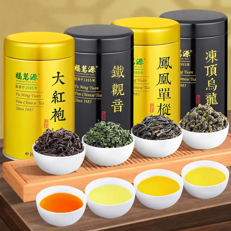 4 в 1 чай Oolong s 5A 2022 новый Tieguanyin Dahongpao Phoenix Dancon Тайвань Dongding 500 г набор |