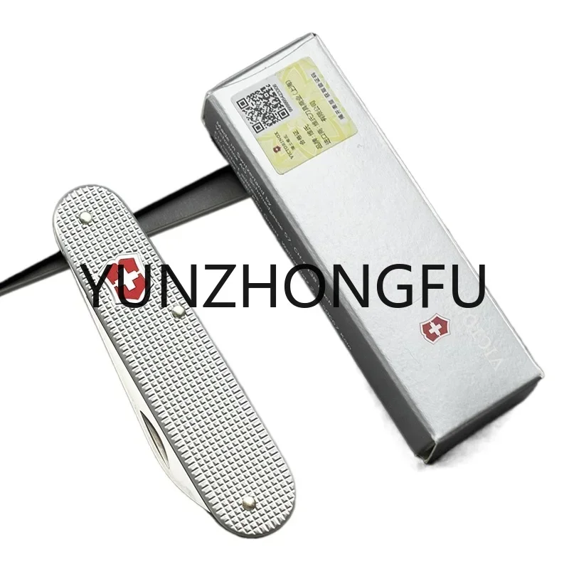 

2023NEW Swiss army knife 0.2300.26 aluminum face feather weight boxer 84mm sergeant knife portable genuine Swiss knife