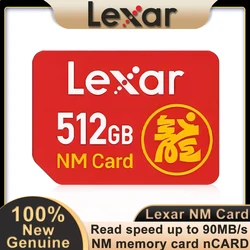 100% Original Lexar NM Card Memory Card 512GB Reading Speed Up To 90MB/s for Huawei P30 P40 P50 P60 Mate 60 nova 6SE MatePad