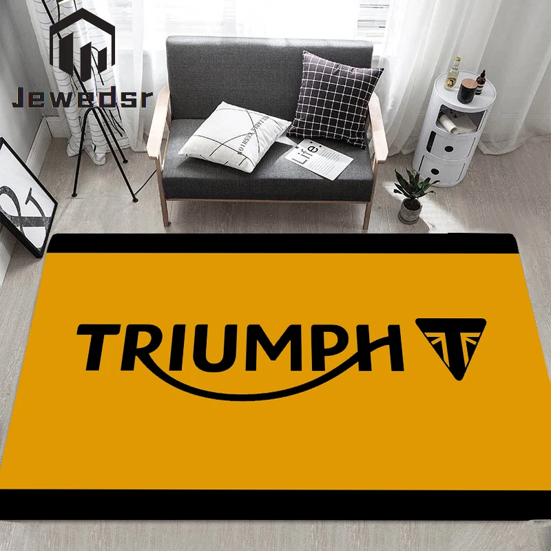 Motorcycle Triumph Triumph Carpet Bathroom Rug Bath Carpets