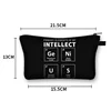 Periodic Table of Elements Print Cosmetic Case Science Chemistry Makeup Storage Pouch Beauty Bag Napkin Bag Lipstick Bag Gift 2