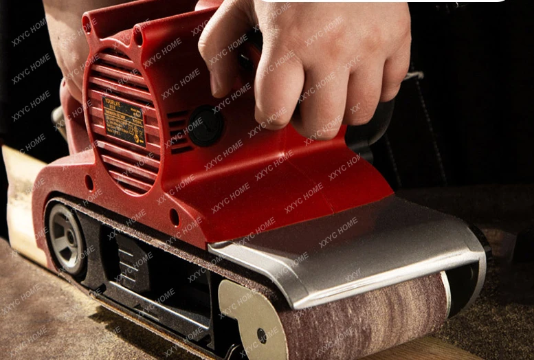 

Belt Sander Heavy Industrial Grade Polishing Machine Hand-Held Grinding Sharpening Electric Polishing Machine