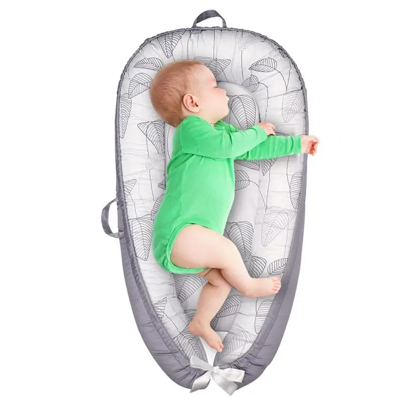 

Baby Nest Breathable Thick Soft Baby Sleeping Nest Cotton Lounger Pillow For Babies Baby Must Have Essentials
