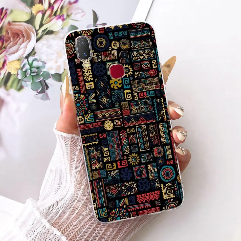 Clear Cute Cat Floral Soft Back Cover - Luxury Painted Design