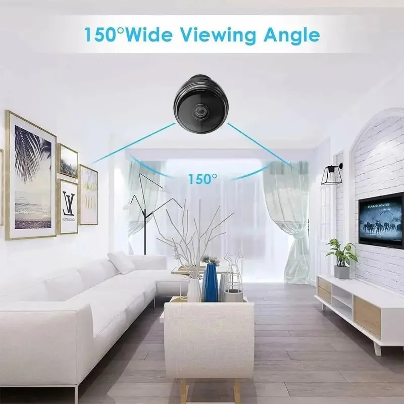 Mini WiFi HD Surveillance Camera - Smart Home Security Monitor