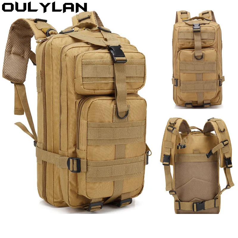 

Oulylan Men Military Tactical Backpack Capacity Camping Trekking Bag Waterproof Rucksacks Outdoor Sports Camouflage Hunting Bags
