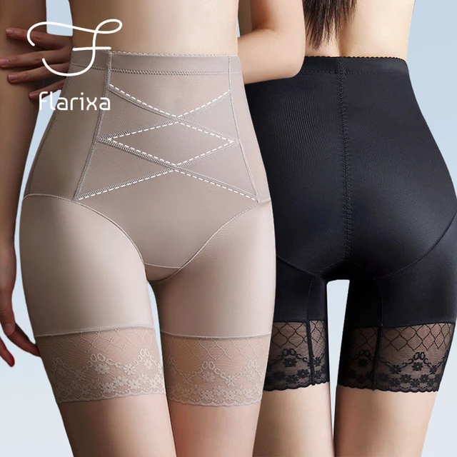 Flarixa Plus Size Shapewear for Women High Waist Shaper Panties Cross  Slimming Underwear Safety Shorts Butt Lifter Body Shaper - AliExpress