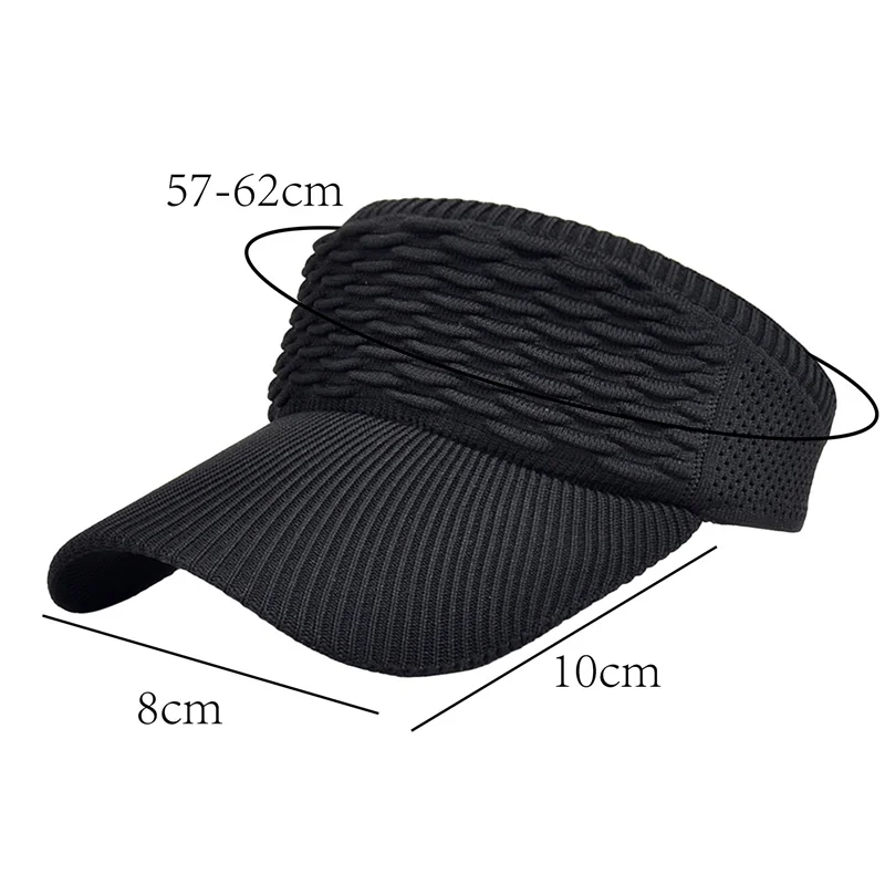 New 2022 Women's Cap Outdoor Sport Baseball Cap Breathable Empty Top Hat Visor Anti-UV Sun Hat Caps Girl Golf Tennis Hats custom ball caps