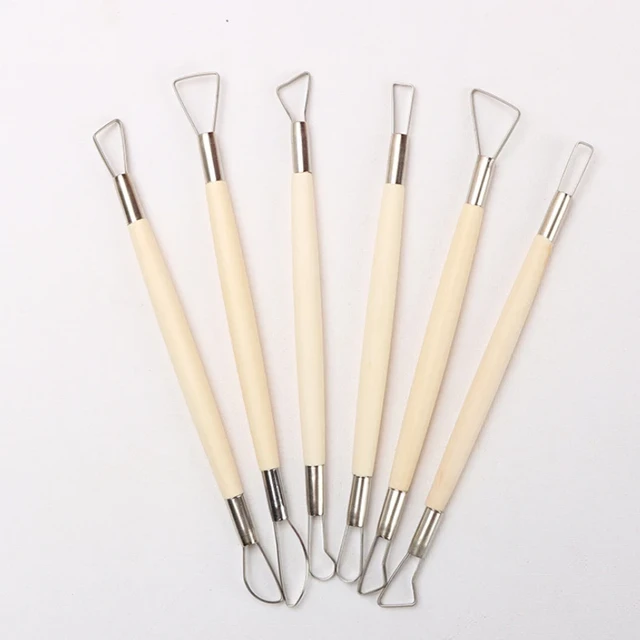 6Pcs/set DIY Clay Sculpting Tools Kit Wax Pottery Ceramics Carving Tool Art  Craft Clay Modeling Sculpture Carving Knife Tool Set - AliExpress